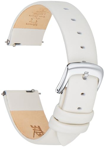 CORROPELLE Leder Uhrenarmbänder Ultraweiches Nappaleder Armband Schnellverschluss für Damen Herren, Eleganten Ersatz Uhrenarmband 12mm 14mm 16mm 18mm 20mm 22mm für Uhren & Smartwatch