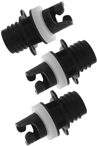 SHINEOFI 3pcs Air Pump Hose Adapter for Inflatables and Kayak with Reliable Seal Technology and Wide Compatibility, Pvc Material, for Camping and Fishing Trips