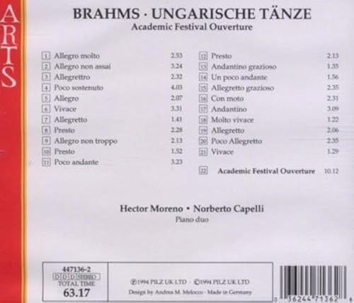 Ungarische Tänze / Akademische Fest Ouvertu