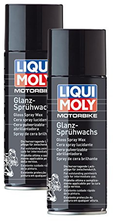 2x LIQUI MOLY 3039 Motorbike Glanz-Sprühwachs Reinigungsspray 400 ml