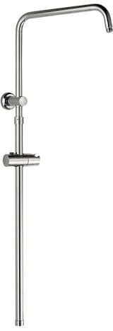 Kibath L122224 Barre de douche avec équipement, chrome brillant