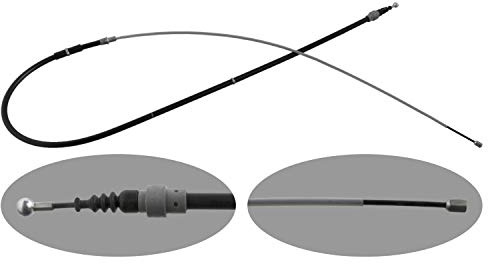 febi bilstein 48308 Handbremsseil , 1 Stück | Kompatibel mit: SKODA ROOMSTER, ROOMSTER Praktik