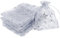 StageOnline 100 Stück Hochzeit Säckchen Organza Beutel Saeckchen Organzabeutel Vervollkommnen Sie als Hochzeit Bonbonsbeutel, schmuckbeutel Geschenk Beutel, 7 * 9CM, Silber