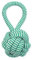 Mammoth Flossy Chews EXTRA FRESH Monkey Fist Ball with Handle – Premium Cotton-poly Toy for Dogs – Interactive Dog Rope Toy – Rope Dog Chew Toy and Fetch Toy for Medium Dogs - Medium, 3.75''