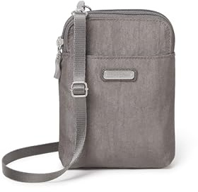 Baggallini The New Classic Collection Take Two RFID Bryant Umhängetasche, Sterling Shimmer, Einheitsgröße