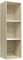 vidaXL Bücherregal TV Schrank Wandregal Standregal Aktenregal Raumteiler Fernsehtisch Lowboard Fernsehschrank Weiß Sonoma-Eiche 36x30x114cm Holzwerkstoff