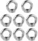 ZDNT 8 Pcs Dado a Occhiello,M8 Occhielli in Acciaio Inox,Dado di Sollevamento,Filettato Dado Fissaggio,M8 Dado a Occhiello in Acciaio Inossidabile 304 per Montaggio su Fune, Accessori di Sollevamento