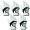 LOVMEAD Golfhandschuhe Herren Rechte Hand 5 Stück, Allwetter Leder Cabretta Griff Golf Handschuh Rechts Hand Weicher Komfort Passform Größe L (Rechte Hand, L)