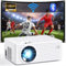 Vecupou WiFi Projector 8500, Full HD 1080P & Max 200 Inch Display Supported Outdoor Mini Projector, Wireless Smartphone Miracast Airplay DLNA, Compatible with TV Stick/HDMI/PS4/AV [Tripod Included]