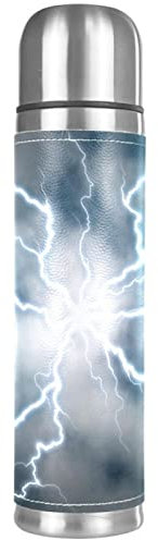 Bouteille d'eau isotherme à décharge électrique - En acier inoxydable - Compacte - 500 ml