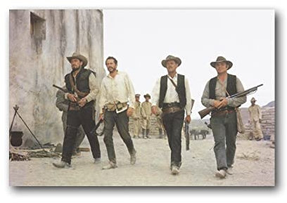 Filmposter The Wild Bunch, klassisches Western-Poster, Retro-Kunst, wasserdicht, 40,6 x 60 cm