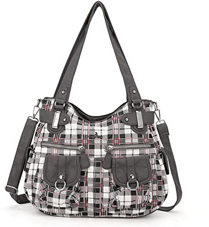 Angel Kiss Tasche Damen Handtasche weiches Taschen Schultertasche Henkeltaschen Umhängetaschen Tragetasche Tote Shopper Groß Hobo Tasche Viele Fächer tolle tasche für Frauen