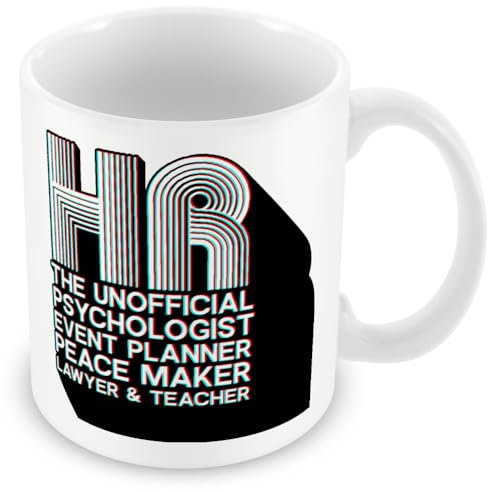 MUGGZ Mug Gift for Human Resources Personnel - HR The Unofficial Psychologist Event Planner Peace Maker Lawyer & Teacher – Custom Funny Coffee Mug – Unique Gift for Friends & Family