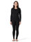LAPASA Merino Wolle Thermounterwäsche Set Damen, 100% Merinowolle warm Unterhemd Langarmshirt & Thermo Unterhosen Leggings (L91), (Extra Warm), L
