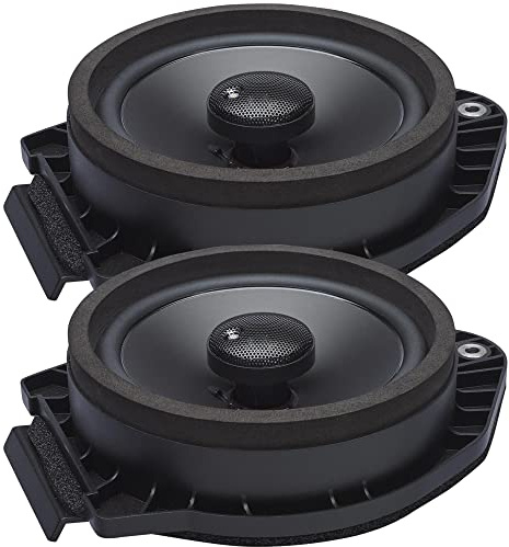 PowerBass OE652-GM2 6.5 2Ω Direct Fit Premium OEM Replacement Coaxial Speakers Compatible with Select Chevy/GMC Vehicles