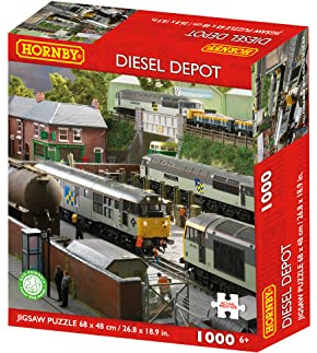 Hornby Diesel Depot,1000 piece jigsaw puzzles