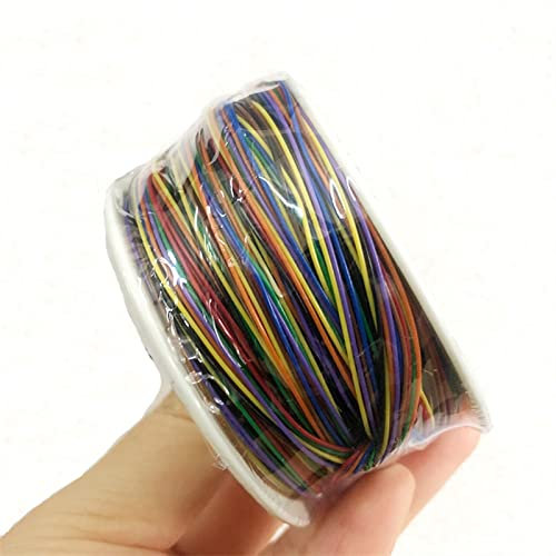 Styire 8 Colori PVC. Filo del conduttore elettronico, AWG30. Cavo Avvolgente a Filo, Cavo Jumper da 250 Metri, PCB. Cavo di avvolgimento del connettore