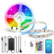 Arotelicht 24V RGBW LED Streifen WIFI Kit LED Band LED Strip 5050 SMD RGB+Warmweiss 4 in 1 mit Smart WLAN Kontroller, Kompatibel mit Alexa,Google Home LED Lichtleiste Deko für Haus,Party,Bar
