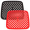 GORGECRAFT 2 Couleurs Silicone Air Fryer Liners Carré Réutilisable Tapis de Cuisson Ensemble Anti-Adhésif Tapis en Caoutchouc Panier Pad pour Parchemin Papier Remplacement, 8.4 Pouce (212 mm)