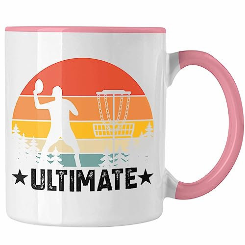 Trendation Frisbee Cup Gift Ultimate Disc Golf Idea regalo Giocatore di frisbee (Rosa)