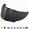 Everalo Kompatibel mit Shoei xspirit 3 Visier - Nxr - Ryd - Z7 - Rf1200 - X14 - Cwr 1 - Cwr f - Helmvisier Pinlock Ready - Nxr Visier Anti-Kratzer und Anti-Beschlag (Schwarz 80%)