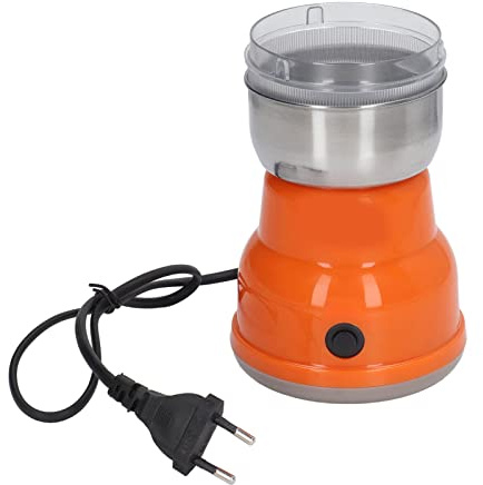 Elektrische Kaffeemühle Für Den Heimgebrauch, Kaffeebohnenmühle, 300 W, Edelstahlklinge, Mahlen von Kaffeebohnen, Gewürzen, Kräutermühle Für Die Küche, EU-Stecker, 220 V