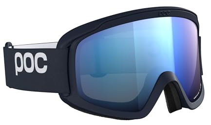 POC Opsin - Allround-Brille für Skifahren und Snowboarden für optimale Sicht bei jeder Wetterlage, Apatite Navy/Partly Sunny Blue