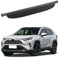 FHBPCPP Auto Laderaumabdeckung Kofferraum, Kompatibel für Toyota Rav4 2019-2023, Heckkofferraum Kofferraumvorhang Kofferraumschutz Kofferraumabdeckung, Without Back Curtain