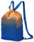 MISWAN Turnbeutel Kordelzug Sportbeutel Wasserdicht Damen Herren, Große Kapazität Beutel mit Rucksack Nylon, Kordelzugbeutel Jungen Mädchen Gymsack Gym Bag, für Reisen, Freizeit, Sport (Blau-Orange)