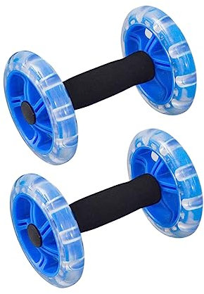 KITANDOVE Fitness-rad Mit Zwei Rädern Für Bauchmuskeln Training Und Stärkung Des Bauches