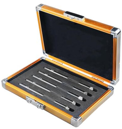 COYEUX Kit de Test de dureté Mohs, Lot de 5 testeurs de dureté Mohs, kit d'identification de minéraux industriels, pour Tester Les Bijoux minéraux, Verre de Jade, Carreaux de céramique, béton
