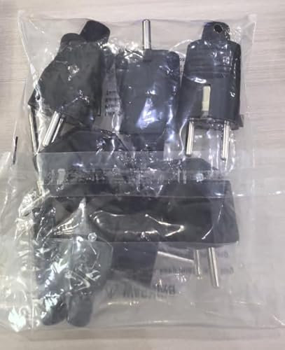 6 Pièces Mâle Fiche Schuko, 250V 16A Prise Electrique, Fiche D'alimentation avec Manchon de Protection Contre les Torsions, Prise Male Européenne Electrique pour Câble 8-10 mm, IP20