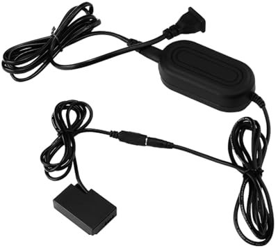 8.4V3A AC Power Adapter LP-E17N Dummy Battery with Power Cable for Canon R8, R50, R10, R100, RP, 77D, 200D, 250D