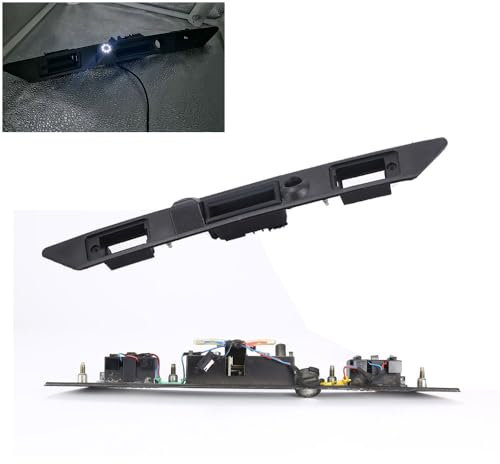 HD Auto 8LED Kofferraumgriff Heckklappe Rückfahrkamera Ersatz für Audi A3 8P 8P7 8V 8PA S3 V6/A4 S5 Limousine B6 B7 S4 RS4 B8/A5 RS5/A6 4F2 4F5 C5 C6 4F/A8 S8/Q7/RS3 /RS6 S.. 6/Seat/V W RS (NO.D)