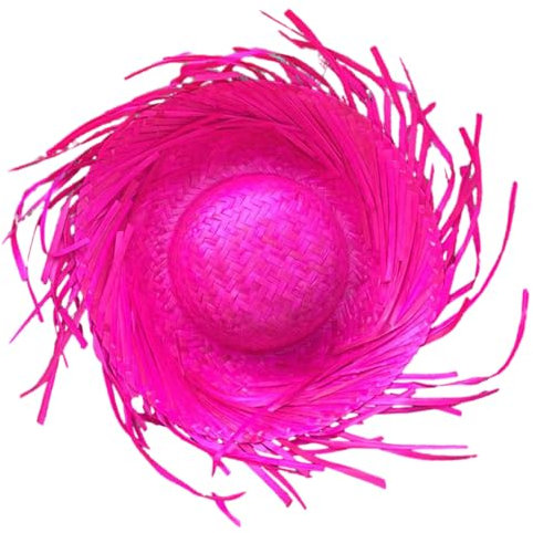 Mexicanos Sombrero-Hut, handgefertigter Strohhut, hawaiianische Stile, Verkleidungsrequisiten, Strohhut mit zerrissener Krempe