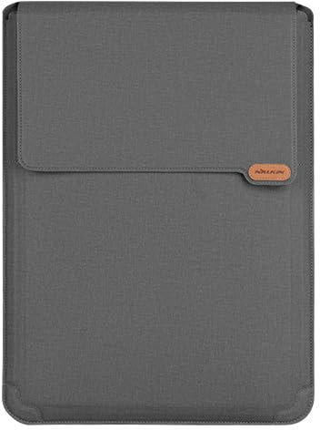 Nillkin Laptop Hülle 15.6 Zoll, Laptop Sleeve mit Ständer and Mauspad Stoßfeste Tasche für MacBook Pro 16/15,6/15 Zoll Dell Lenovo HP Thinkpad Asus Acer Samsung Sony Chromebook Notebook,Grau