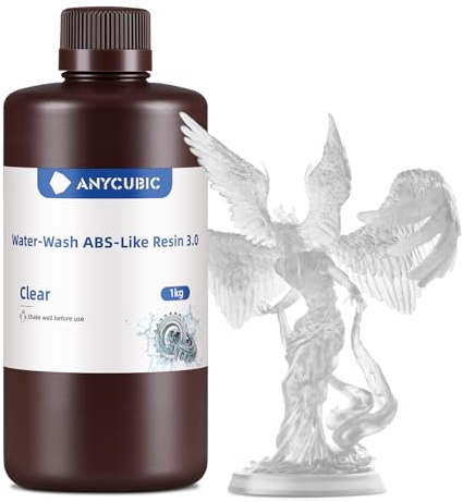 ANYCUBIC Water-washable ABS-Like Resin 3.0, 1kg Clear