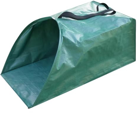 Gartensack 200L Laubsack Gartenmüllsack Für Laub Groß Gartenabfallsack Wiederverwendbarer Gartensäcke In Kehrschaufelform Für Gartenabfälle, Selbststehend, Stabil Schaufelform, Traggriffen