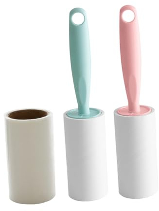 ORFOFE 10stücke Teiliges Set Tierhaar-fusselrolle Lint Roller Kleberolle für Haustiere Baumwolle Seide Velours Plüsch Teppiche Möbel Autositze Glas Zufällige Farbe