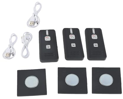 Jelquix Wireless Two Way Intercom System with 500m Long Distance, Ultra Thin Intercom for Home Office & House, Direct Talk & Auto Answer Communication Device with Magnet Wall Mount (3 Pack)