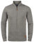 Blend BHNorman Herren Strickjacke Cardigan Feinstrick Pullover mit Stehkragen Reißverschluss Rippbündchen Baumwollmischung Regular fit, Größe:M, Farbe:Zink Mix (70815)