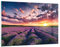 Wandbilder Dekoration Wohnzimmer Lavendel Berge Feld Bilder auf Glas 120x80cm Glasbild Schlafzimmer Küche Deko Wand Kunstdruck Art Groß XXL Wanddeko Bild im Glas Modern Wall Decor GAA120x80-3816