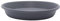 The HC Companies Sottovaso rotondo classico in plastica, 40,6 x 40,6 x 7,6 cm, per interni ed esterni, 40,6 x 40,6 x 7,6 cm, grigio caldo