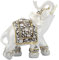 HEEPDD Elefanten Sammler Statue, Vintage Exquisite Elefanten Skulptur Stamm Reichtum Glück Sammler Figur Handwerk Home Office Dekoration