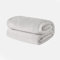 Brentfords Fleece Throw Blanket for Sofa, Super Soft Warm Silver Grey Blanket for Bed Settee Throws Flannel Fleece Blankets Fluffy Single Bed Throw, 120 x 150cm
