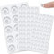 Clear Self Adhesive Rubber Bumpers Pads, 3 Size 118 PCS Plastic Cushions Door Stoppers Furniture Stick Noise Dampening Pads for Kitchen Drawer Cabinet Cupboard Picture Frame