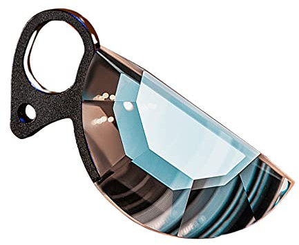 prasku Caméra Filtre en Verre, Filtre en Verre Demi-Cercle pour Appareil Photo à Prisme Kaléidoscope, Lunette Kaleidoscope Accessoires de Photographie