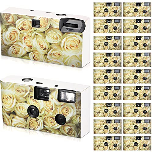 20 Packs Disposable Camera for Wedding Single Use Film Camera with Flash Disposable Camera Bulk for Wedding, Travel, Camp, Party Supply, Kids Gift