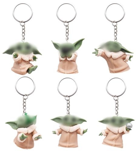 Auto-Schlüsselkette für Unisex Schlüsselanhänger Nesloonp6 Stück Schlüsselhänger Unisex Baby Keyring Schlüsselring Geschenk für Frauen Männer Jahrestag Valentinstag Personalisiert