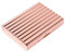 Klassisches Metall-Zigarettenetui/Kreditkartenetui - Damen und Herrenetui, tragbares Zigarettenetui für 18 100mm Zigaretten (Welle Rose gold, 100's 18pcs)